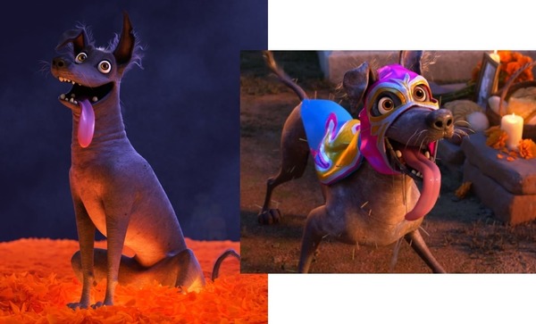 Comment s’appelle ce chien dans le film Coco ?