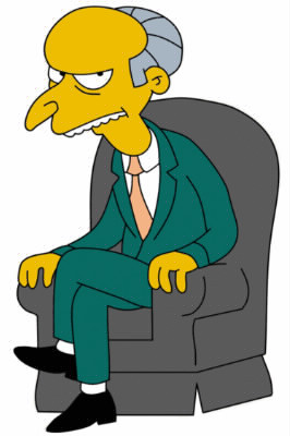 Il doublait le personnage de Monsieur Burns de la saison 1 à 19 :