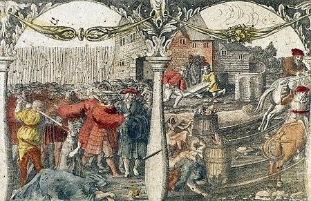 Comment s'appelle le massacre commis par les troupes danoises de Christian II, maître de l'Union, en 1520 ?