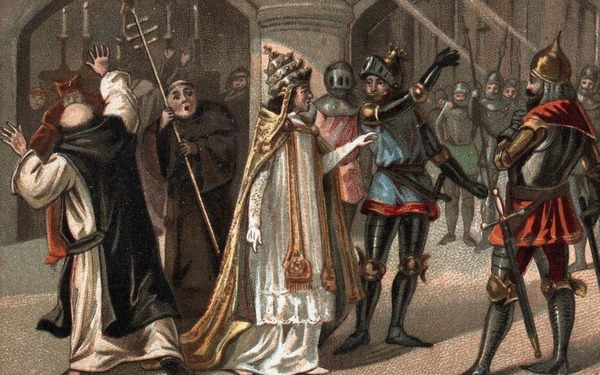 Où est-ce que le conseiller Guillaume de Nogaret dépose-t-il Boniface en 1303, alors que Philippe est sur le point d'être excommunié ?