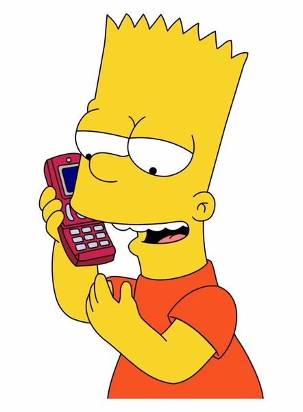 Qui est la victime régulière des canulars téléphoniques de Bart ?