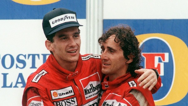 Ayrton Senna est Champion du Monde 88, Alain est second en ayant remporté......