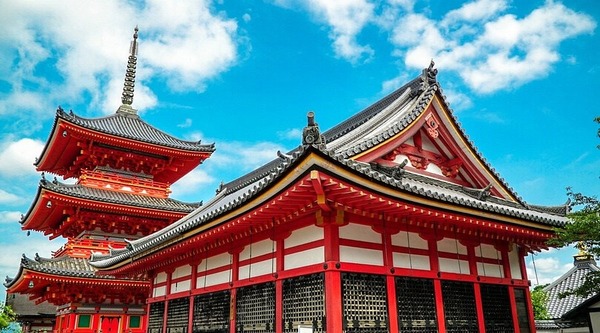 Où dois-je me rendre pour visiter le célèbre Temple Kiyomizu-dera ?