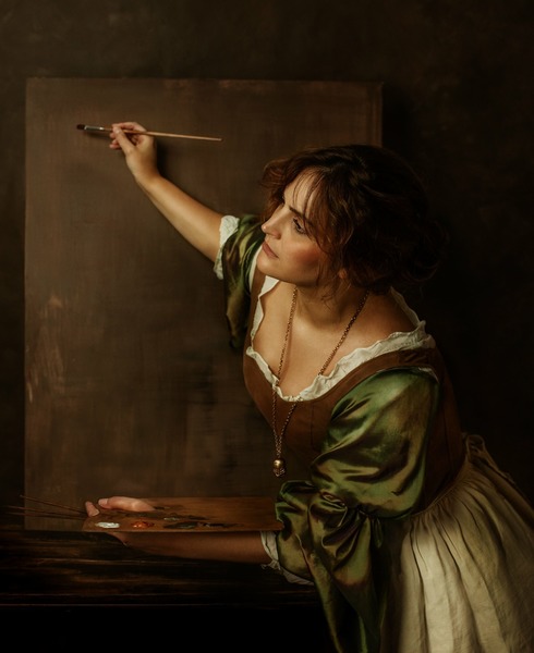 Quel est le nom de la première femme peintre reconnue comme telle en Italie ?