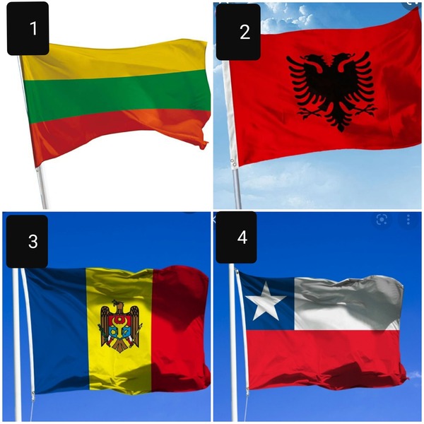 Parmi ces drapeaux, lequel n'appartient pas à un pays européen ?