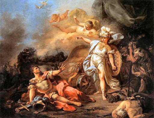 Le dieu de la Guerre est Mars en latin, et en grec :