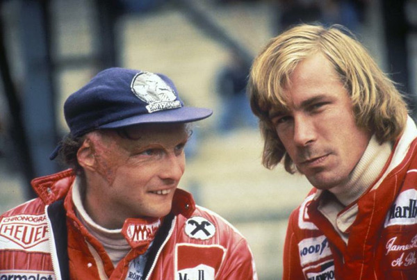 Célèbres rivaux de la Formule 1 dans les années 70, il s'agit de Niki Lauda et...