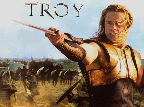 Who act in the film of Troy ?