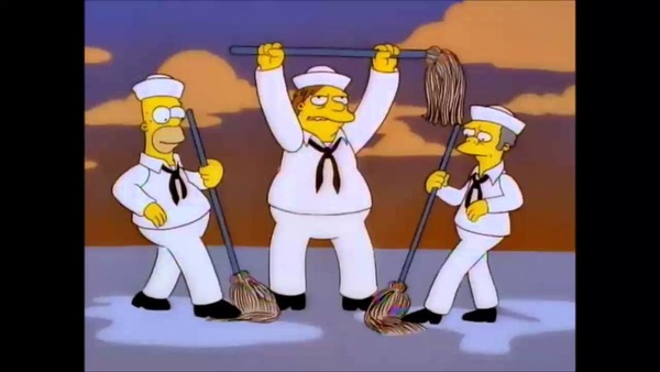 Qui a rendu populaire la chanson "In the Navy" ?