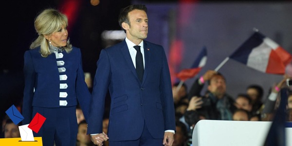 Quel était le taux de réélection d'Emmanuel Macron au second tour des présidentielles face à Marine Le Pen ?