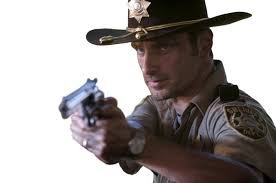 Quel personnage emblématique de la série est l'objet d'une illusion de Rick lors de la fusillade de Woodbury ?
