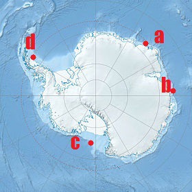 La mer des Cosmonautes en Antarctique mais au point ...