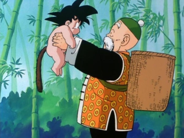 Qui est ce monsieur qui a receuilli et élevé Goku ?