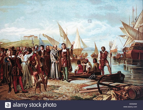 Quand a eu lieu le premier voyage vers l’ouest de Christophe Colomb ?