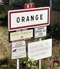 Où se situe Orange ?