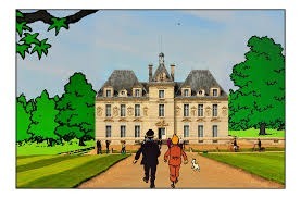 Quel est le nom du château dans les "Aventures de Tintin" ?