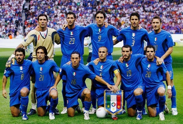 Lors du Mondial 2006, qui ne se trouvait pas sur le chemin des italiens entre les huitièmes de finale et la finale ?