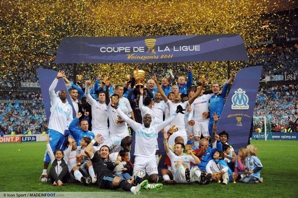 Dans les années 2010, combien de fois successives l'OM a-t-il remporté la Coupe de la Ligue ?