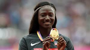 Sprinteuse américaine, championne du monde et olympique, décédée le 23/4 alors qu'elle était enceinte de 8 mois elle avait juste 32 ans?