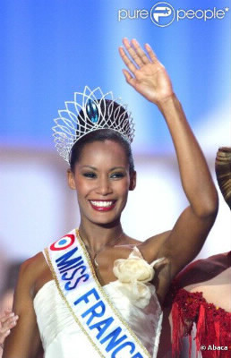 En quelle année a-t-elle été élue Miss France ?