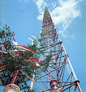 Elle s'est effondrée en 1991, où se trouvait la Maszt radiowy w Konstantynowi ?