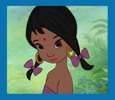 La fille dont Mowgli tombe amoureux :