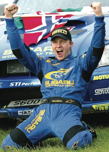 Champion du Monde 2003, Petter Solberg est un pilote....