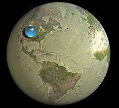 Combien représente l'eau douce par rapport à l'ensemble des eaux sur la planète ?