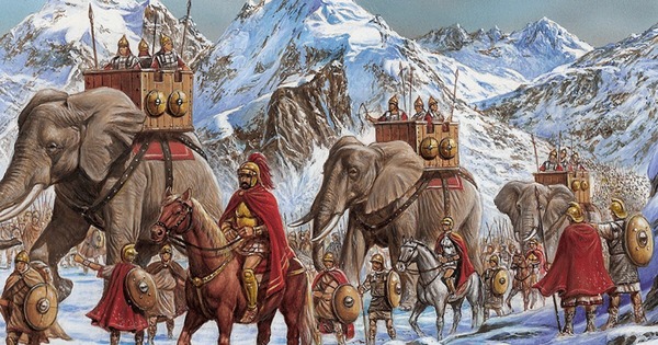 Quel général africain traversa les Alpes avec des éléphants ?