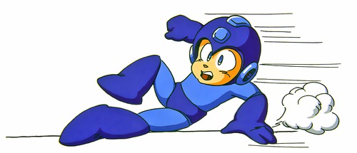 Qual foi o primeiro jogo que o Megaman faz o slide ?