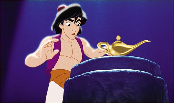 Quel est le 3ème et dernier voeu d'Aladdin ?