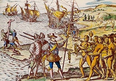 A quel siècle Christophe Colomb a-t-il mis le pied en Amérique ?