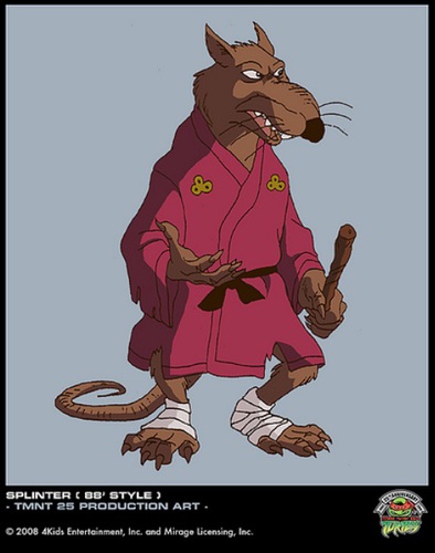 Comment s'appelle le rat, maître des tortues Ninja ?
