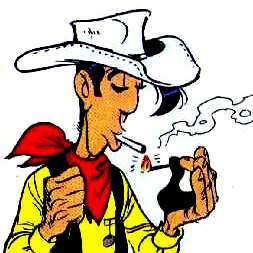 En 1983, par quoi Lucky Luke a-t-il remplacé sa cigarette ?