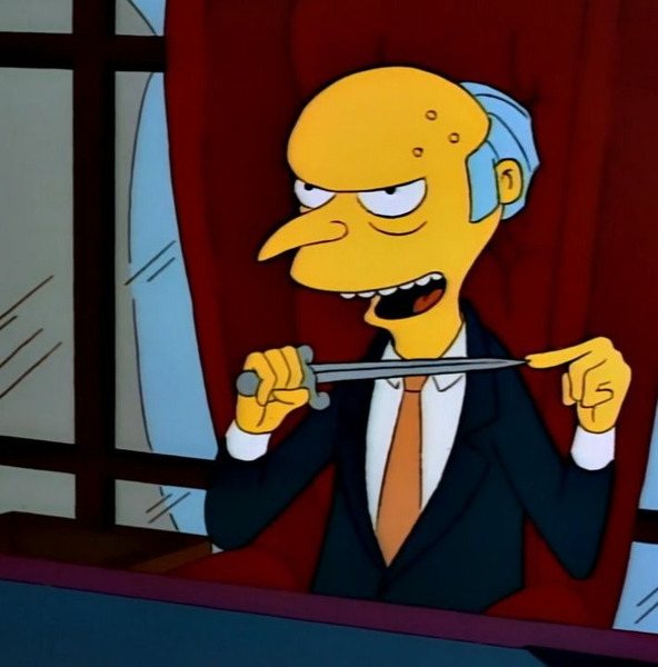 Qui est Montgomery Burns pour Homer ?