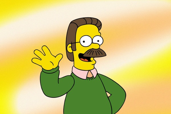 Mari et père de la famille Flanders, il s'agit de ?