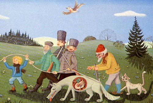 Quel instrument de musique représente "Les chasseurs" dans "Pierre et le Loup" ?