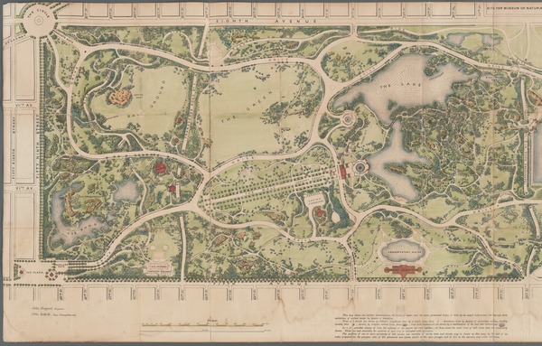 Quel projet fut retenu en 1857 lors du concours de dessin des plans de Central Park ?