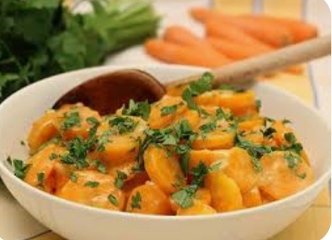 Indiquez la recette qui correspond à la carotte vichy :