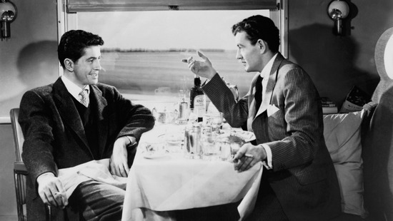 Quelle est la particularité du film « L’inconnu du Nord Express » (« Strangers on a train », 1951) ?