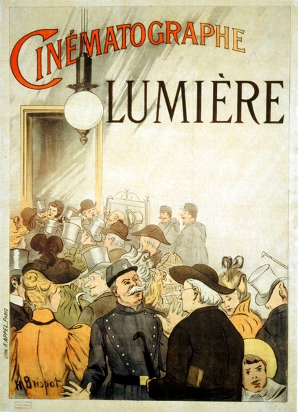 Que fait le cinématographe, inventé en 1895 par les frères Lumière ?