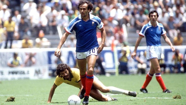 Son but contre le Brésil au Mondial 86 est le dernier de sa carrière en équipe de France.