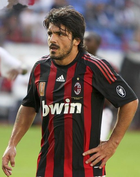 Gennaro Gattuso a été formé à l'AC Milan.