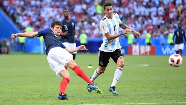 Sur quel score les Argentins sont-ils éliminés en huitième de finale face aux Français ?