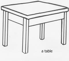 "Une table". Quelle en est la traduction anglaise ?