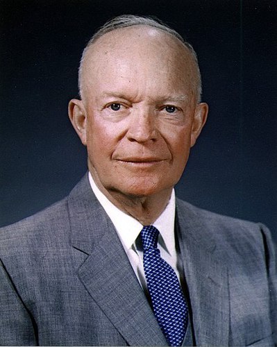De quel parti politique était membre le président Dwight Eisenhower ?