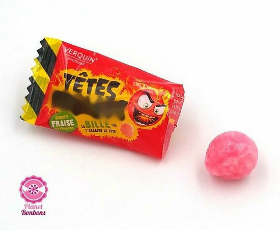 Bonbons très piquants, il s'agit des "Têtes..."