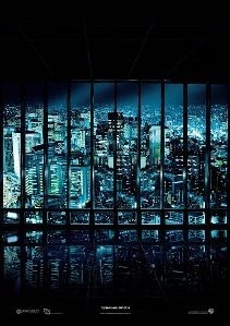 Affiche partielle pour "____", film de Christopher Nolan avec Christian Bale sorti en 2012