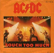 Dans quel album d'AC/DC se trouve la chanson Touch too much ?