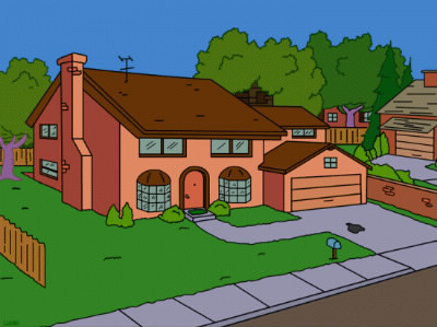 Les Simpsons habitent au :